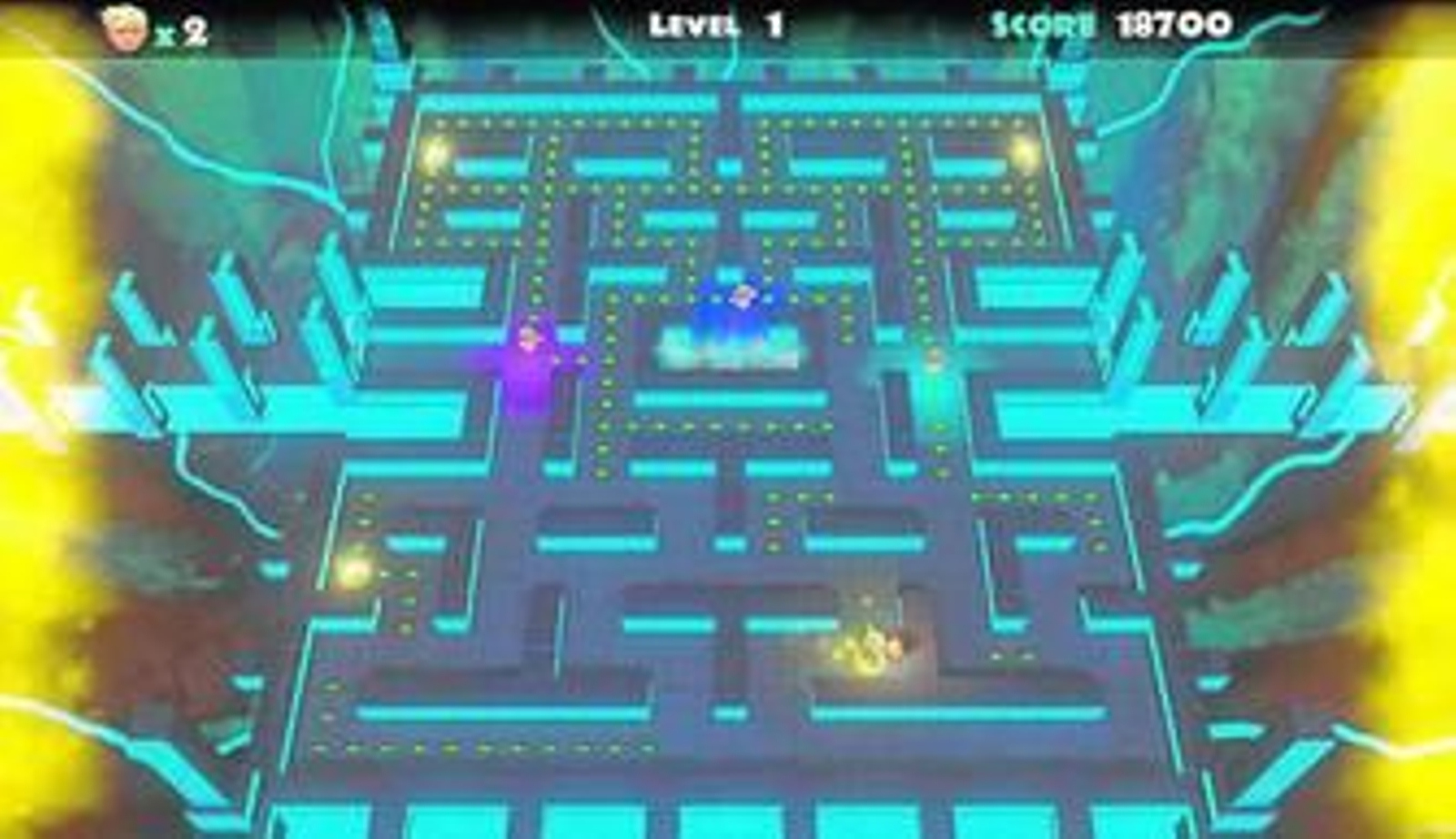 'The Core', uno de los minijuegos adaptados para personas con parálisis cerebral incluidos en 'Arcade Land', para PS4.