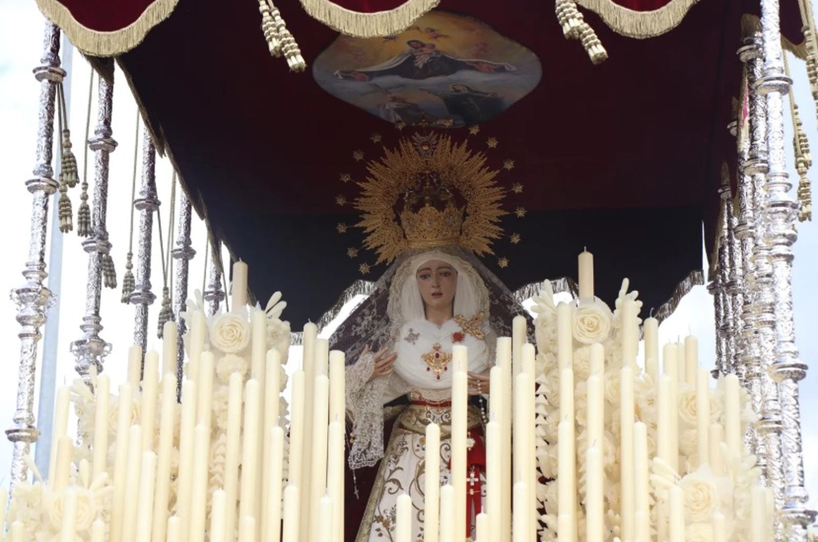 La Virgen de la Divina Gracia el pasado Sábado de Pasión