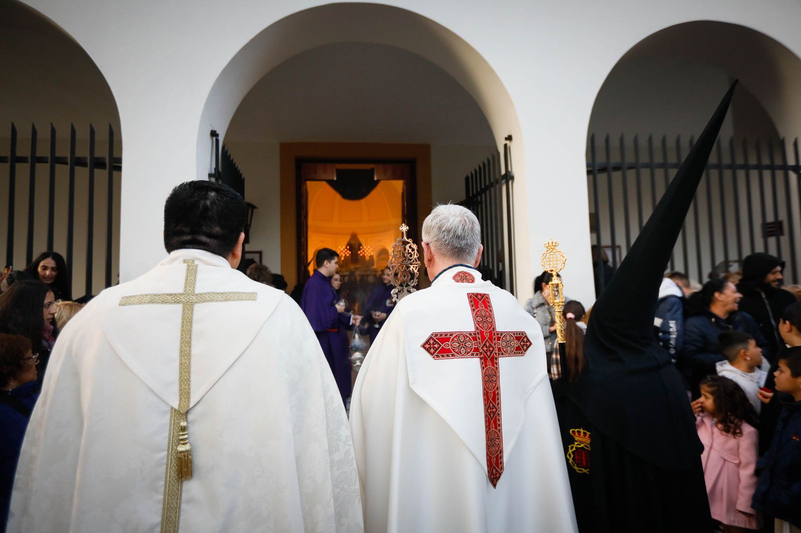 La procesión del Encuentro, en imágenes