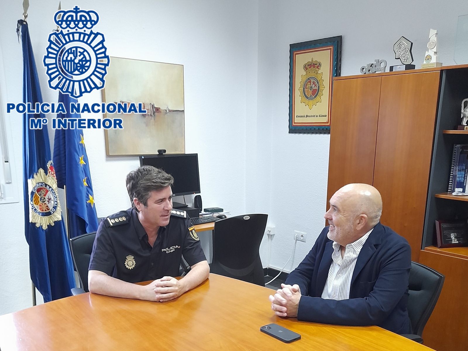 Encuentro entre Carlos Serra y Rafael Bados.