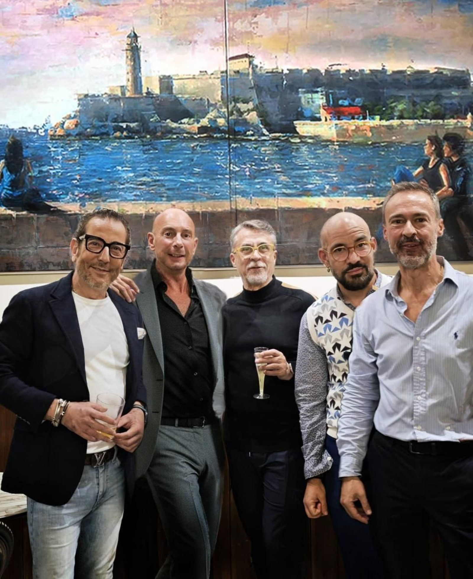 Antonio Serrano, José Díaz-Ligüeri, Alfredo Corell, Curro Borrajero y Antonio Reyes.