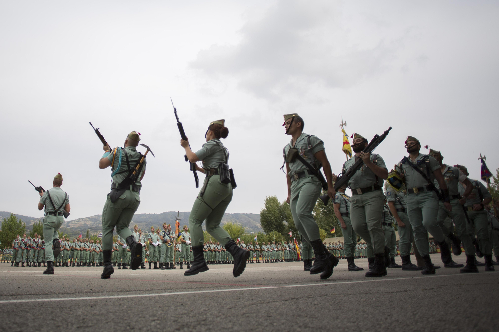 Parada militar de La Legión en su 99 aniversario