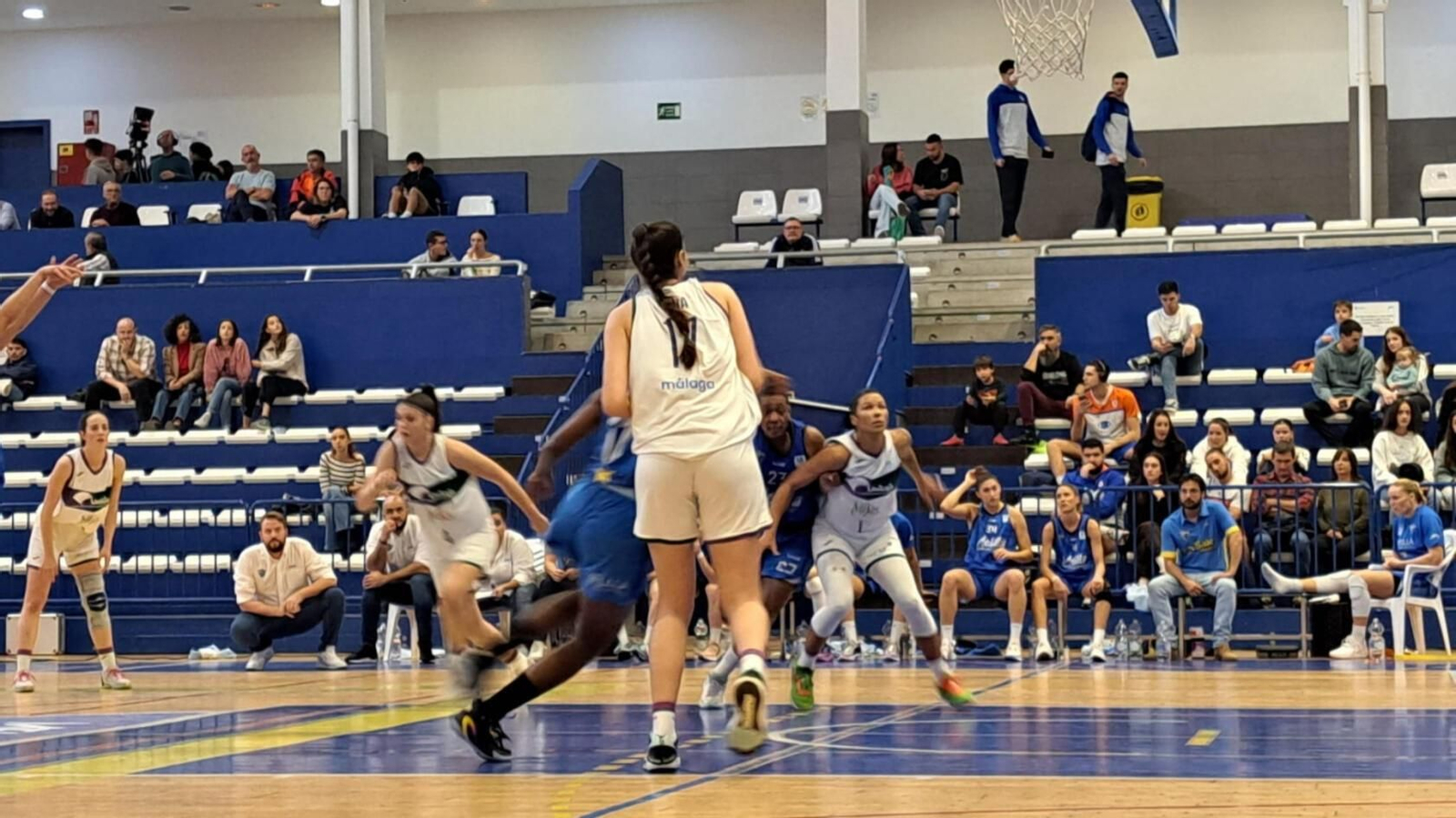 Imagen del partido del Unicaja en Melilla.