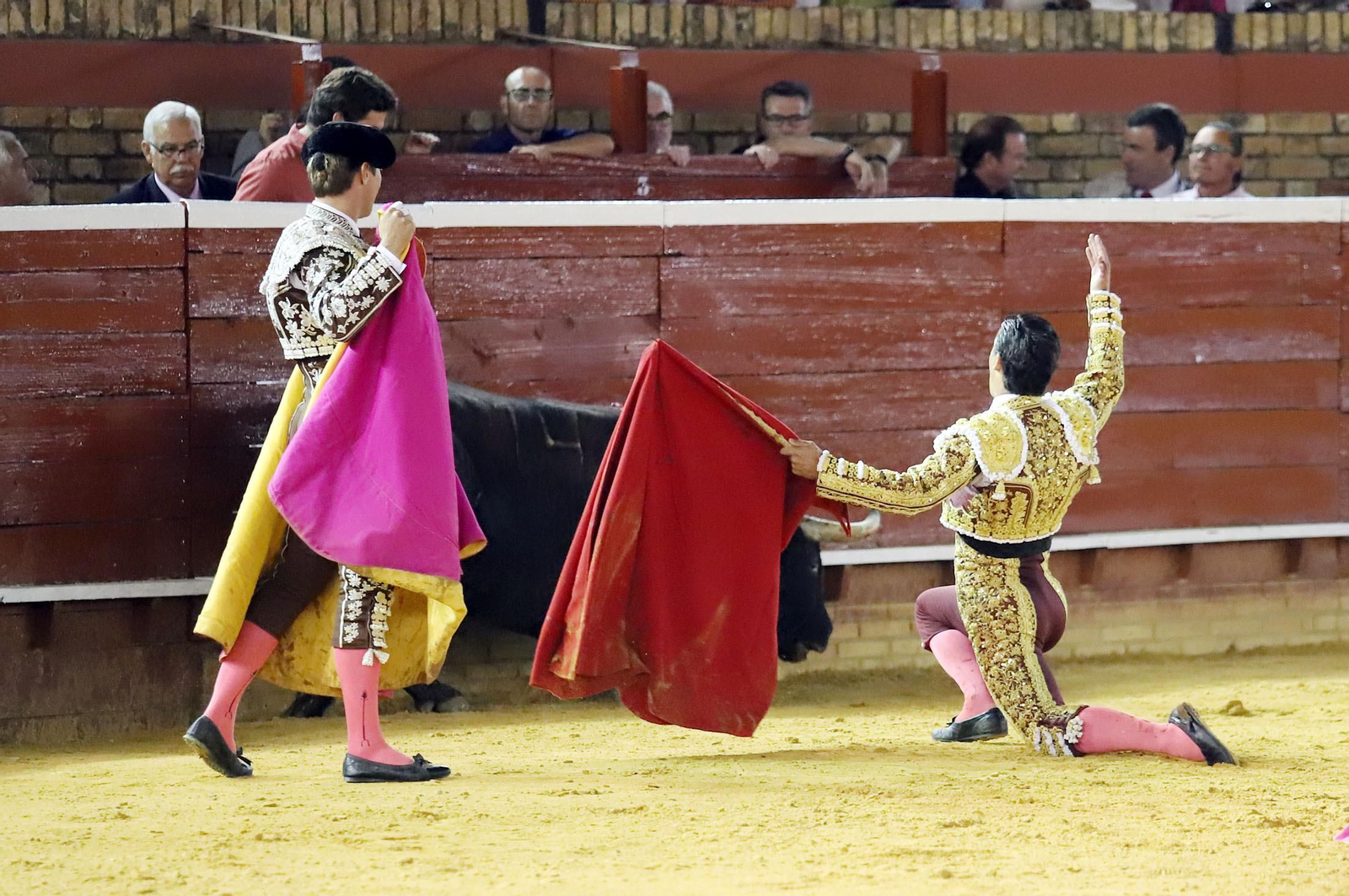 Imágenes de Morante de la Puebla, David de Miranda y Pablo Aguado en la Plaza de Toros La Merced