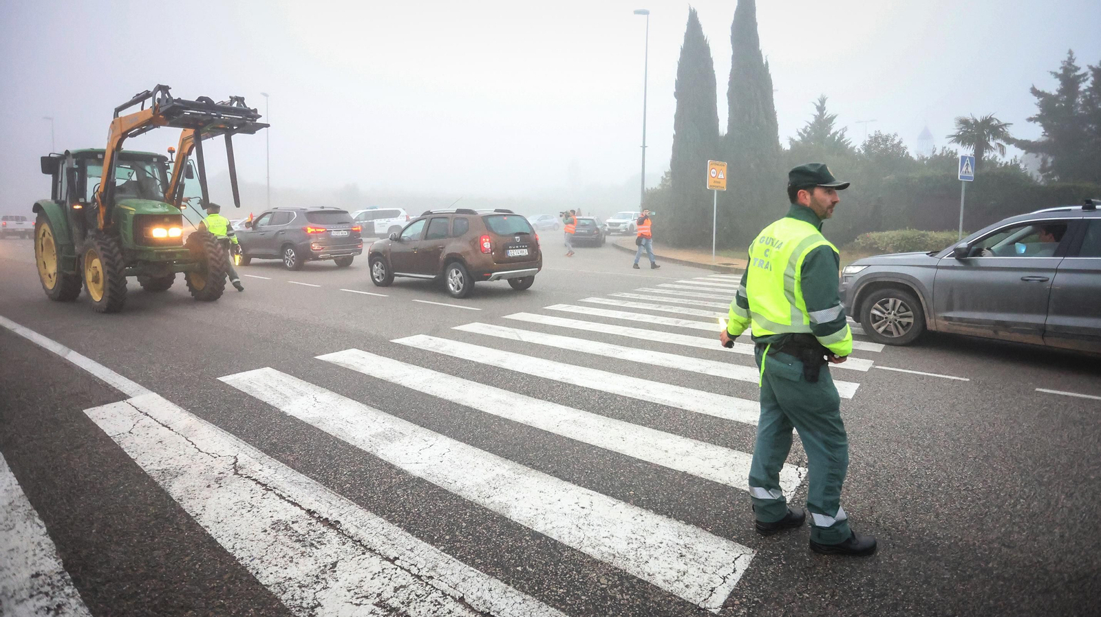 Agricultores de Jerez marchan hacia Algeciras
