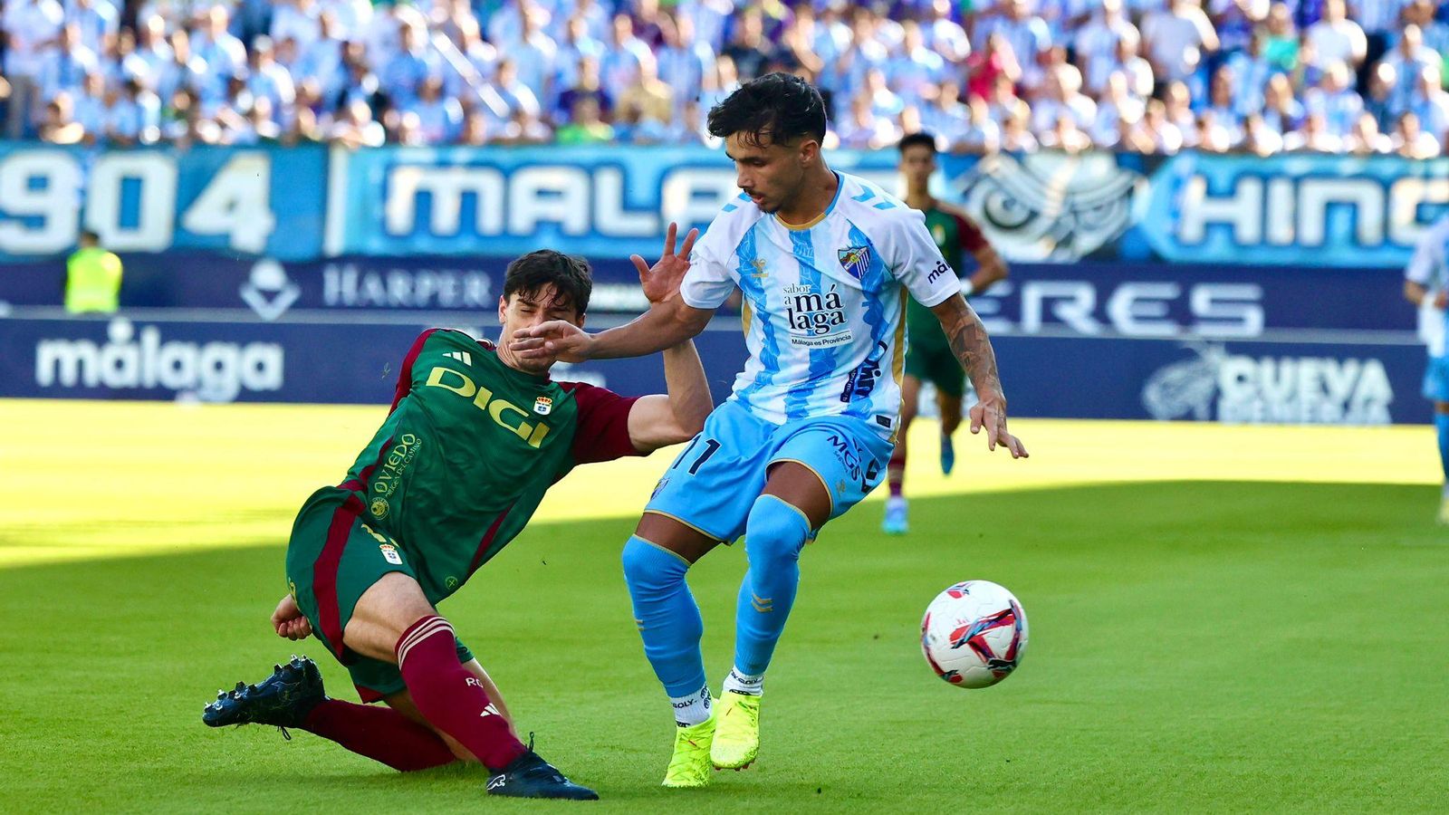 El Málaga CF-Real Oviedo, en fotos