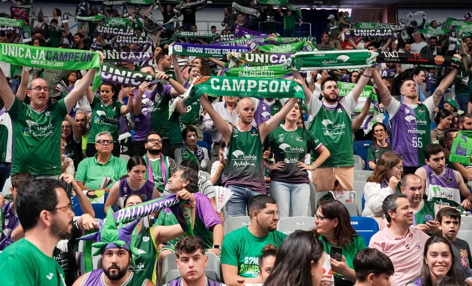 Afición de Unicaja.