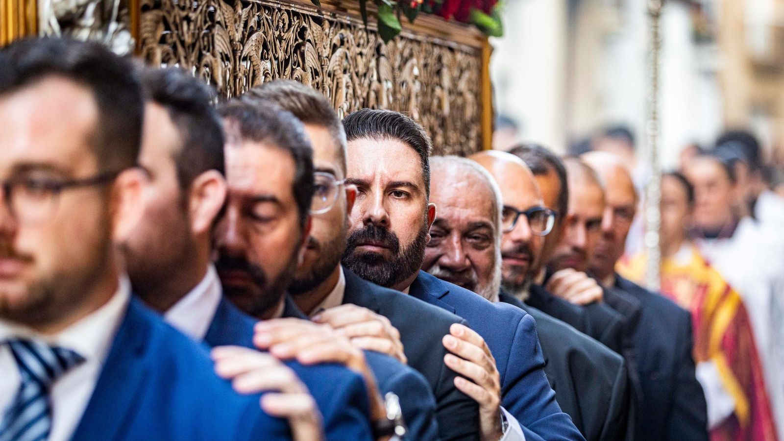 El encuentro del Señor de La Cena y la Virgen de los Dolores