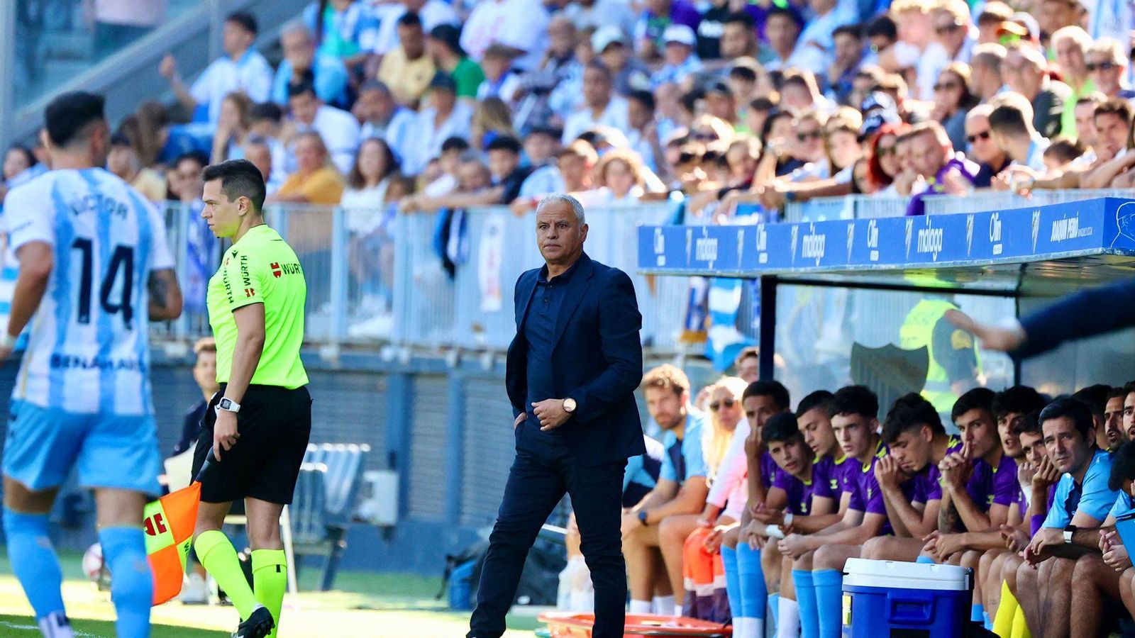 El Málaga CF-Real Oviedo, en fotos