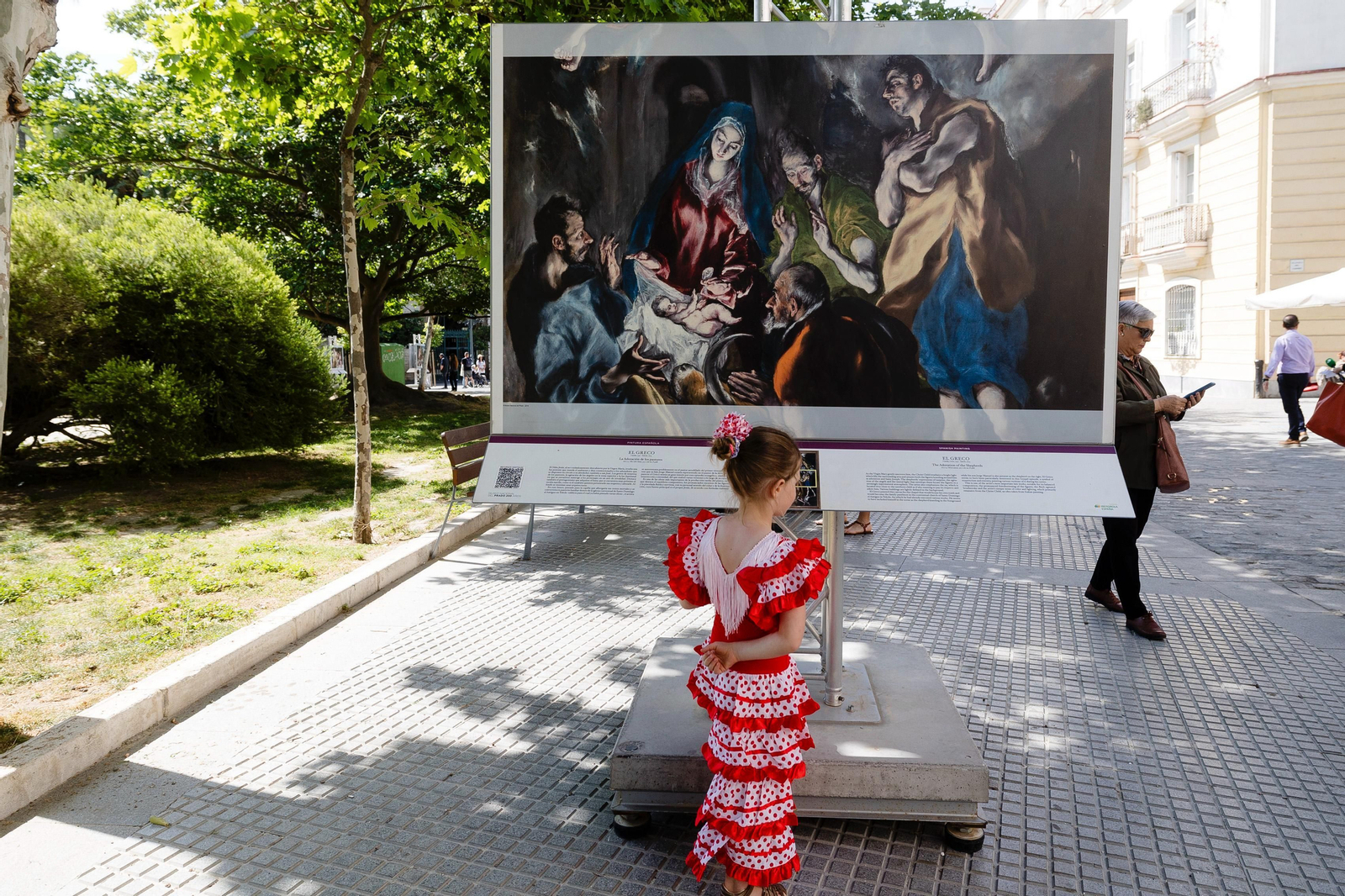La inauguración de la exposición 'El Prado en las calles' en Cádiz