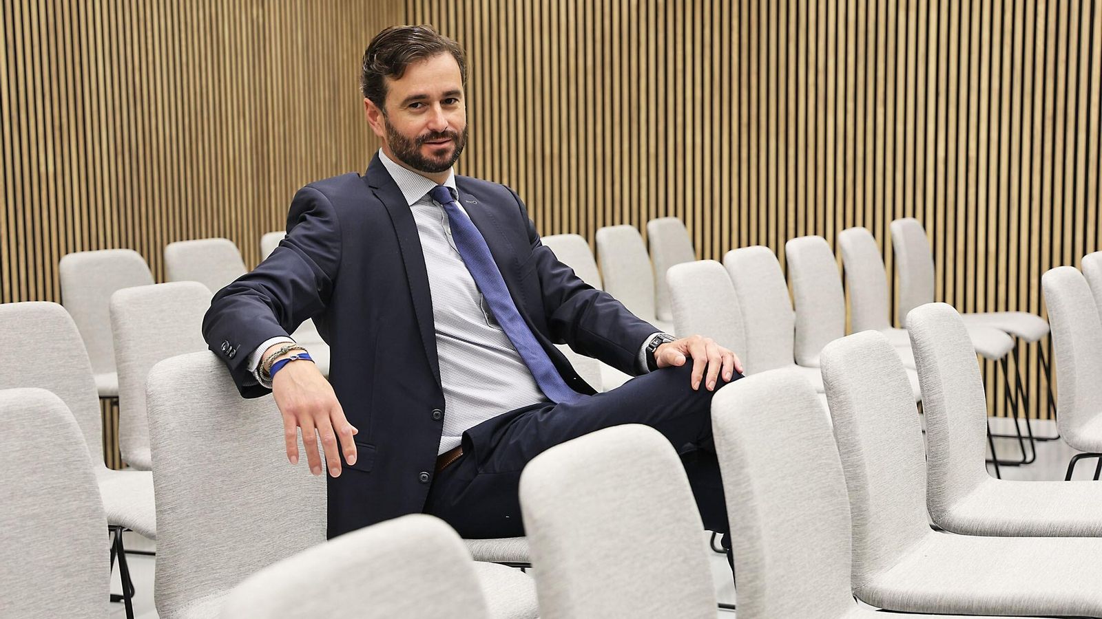 Daniel Toscano en las nuevas instalaciones del Coworking La Nao.