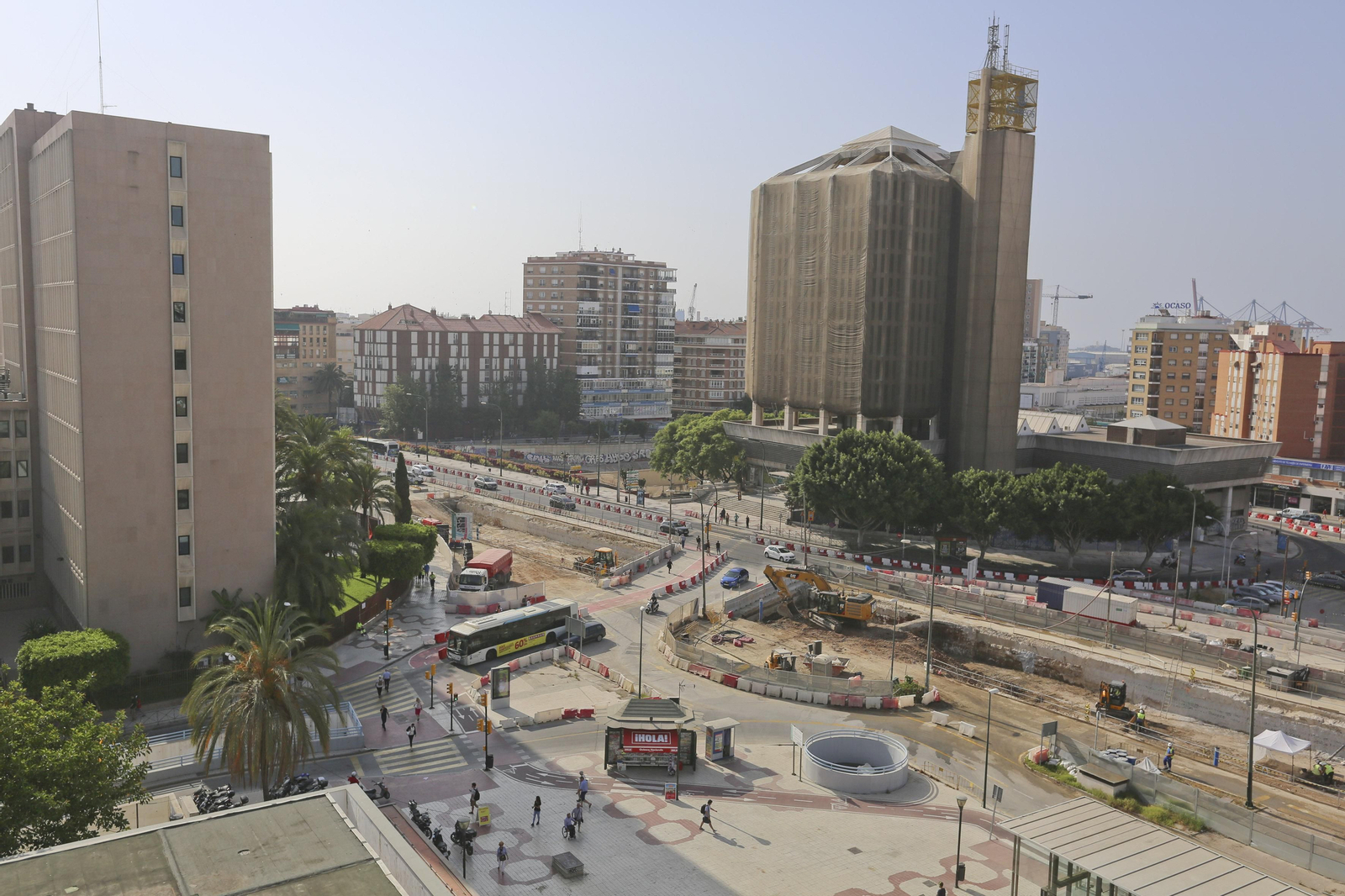 Las fotos de los restos arqueológicos en la obra del Metro de Málaga
