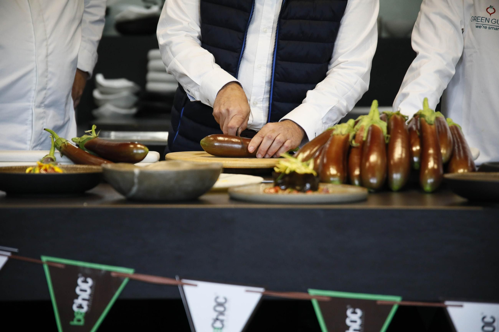 Las imágenes de una nueva variedad de berenjena en Almería