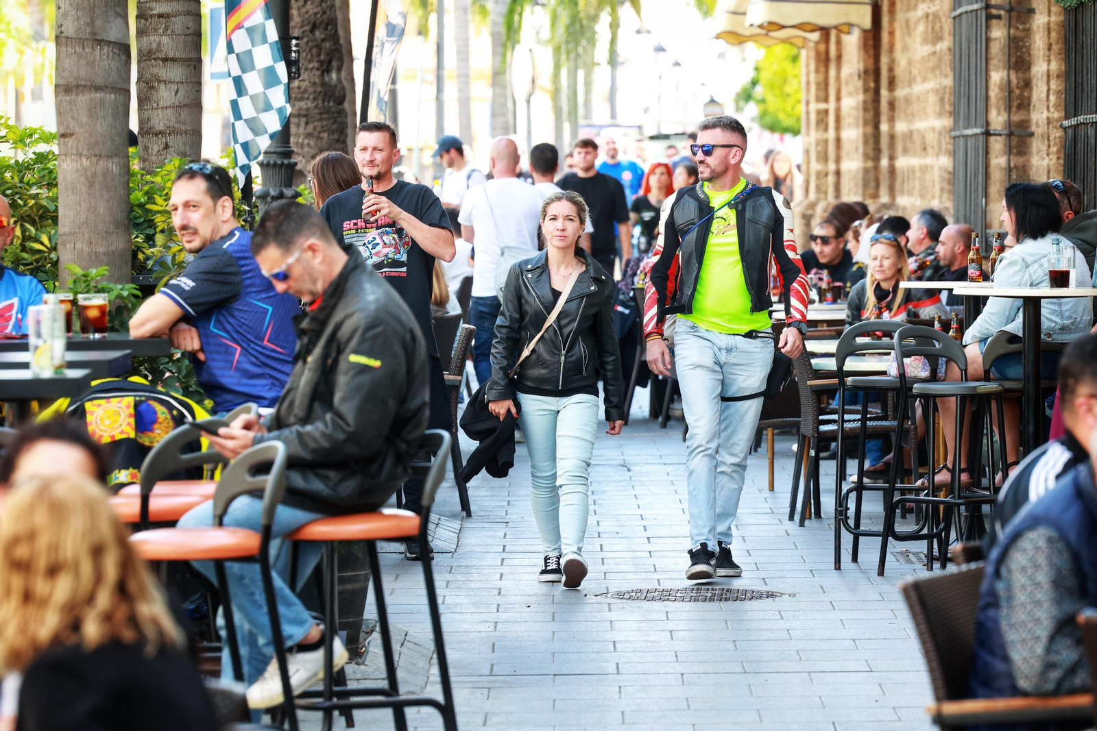 Las imágenes del viernes de Motorada en El Puerto por el Gran Premio de Motociclismo de Jerez 2024