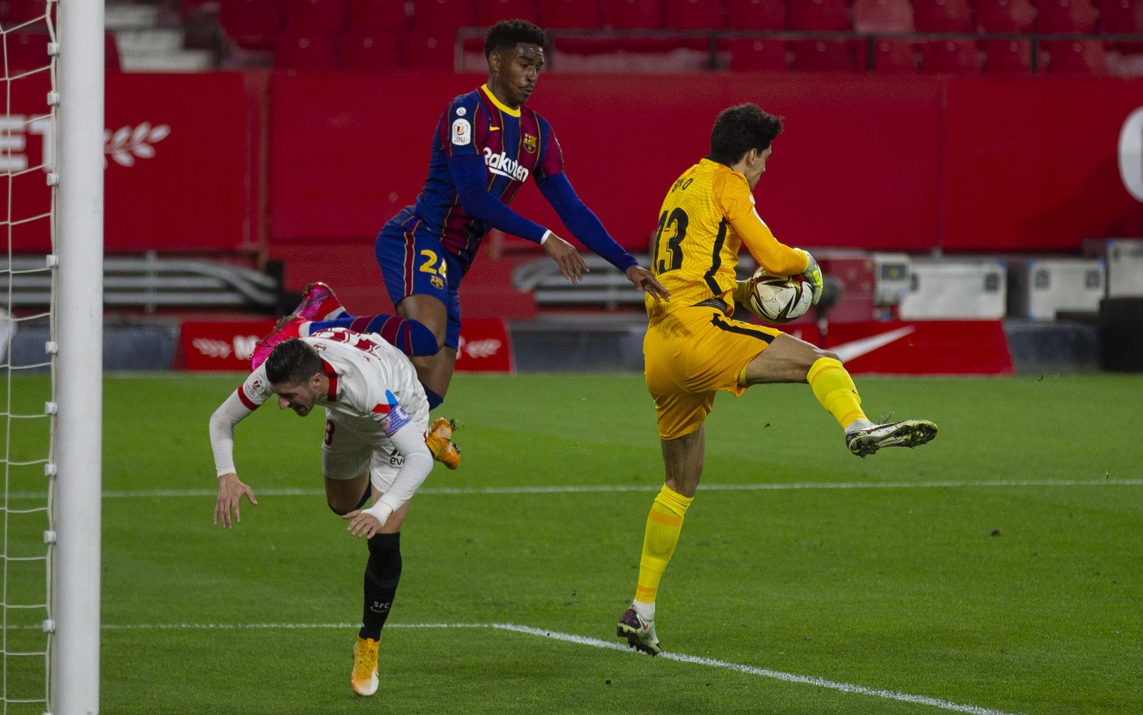 El Sevilla-Barcelona de Copa del Rey, en imágenes