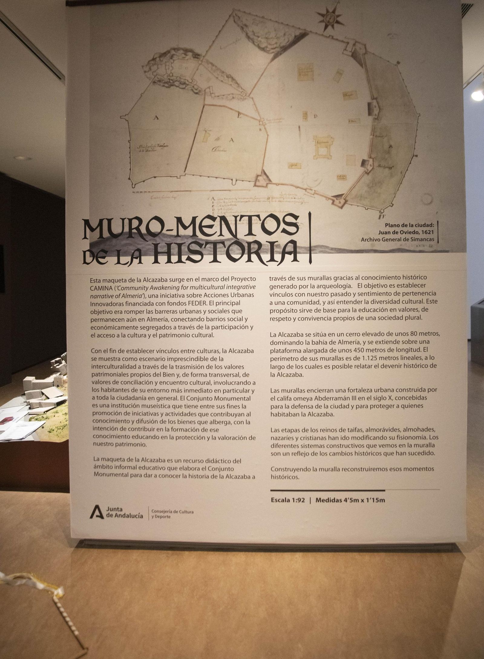 Presentación de la maqueta de la Alcazaba de Almería, en imágenes