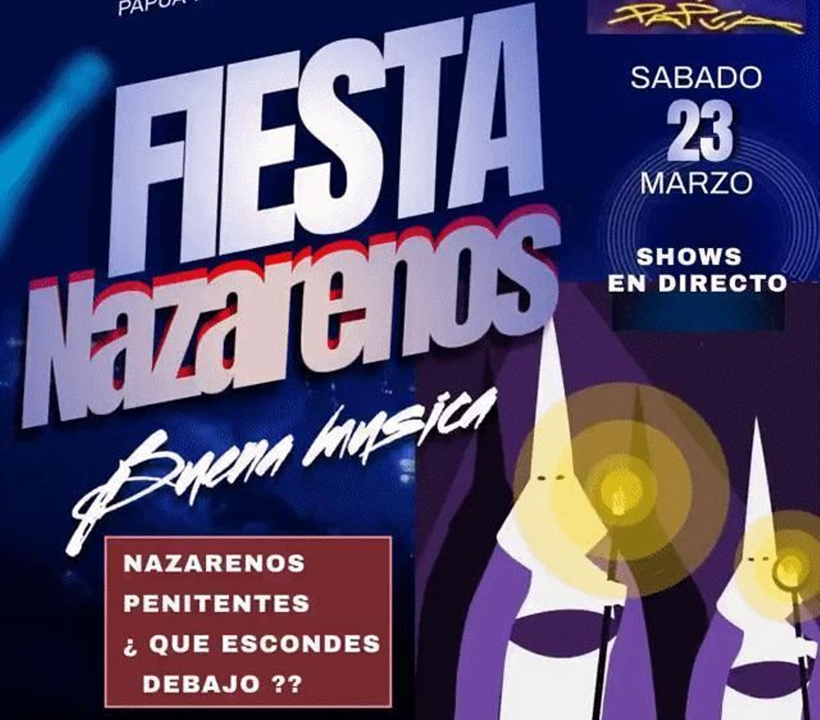 El cartel anunciador de la fiesta.