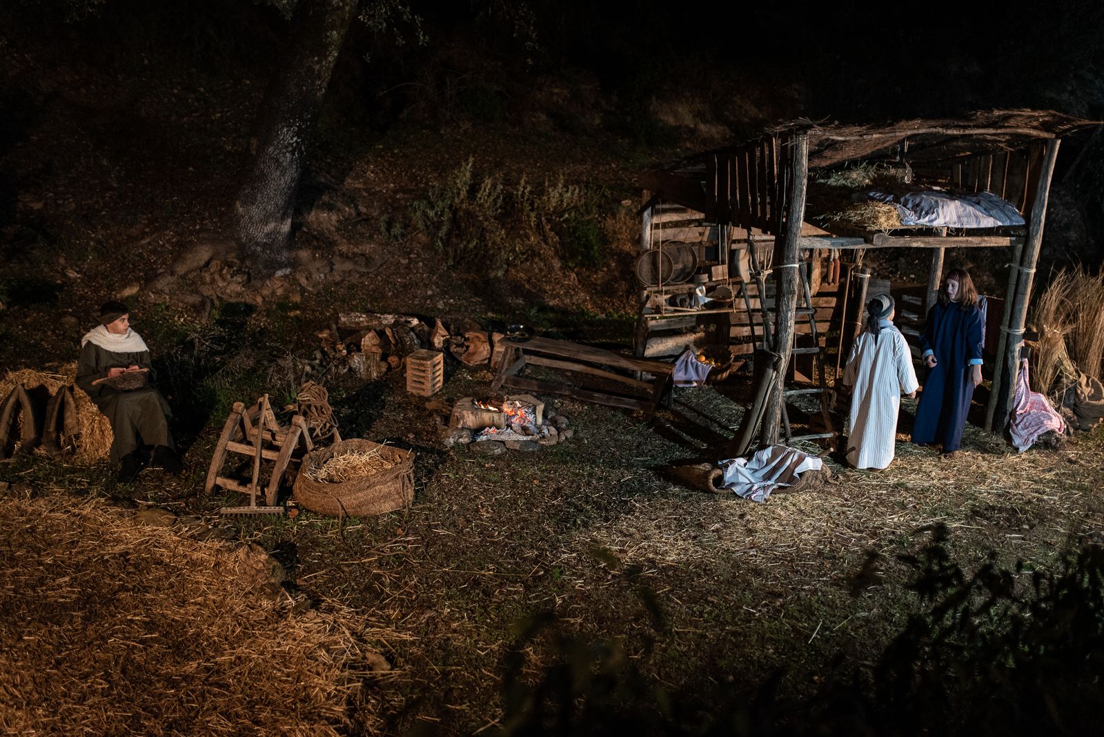 Imágenes: Una visita al Belén viviente de Puerto Moral