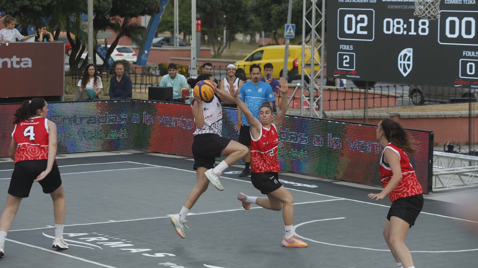 Las fotos de la primera jornada del torneo internacional de baloncesto 3x3 de La Línea