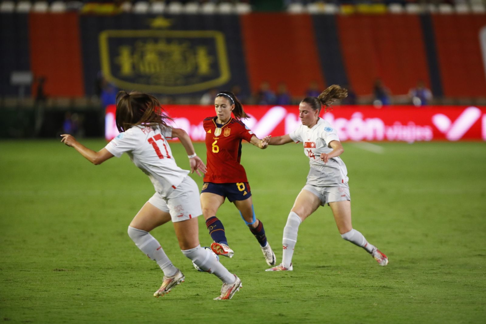 Las mejores fotos de la victoria de España ante Suiza en El Arcángel de Córdoba