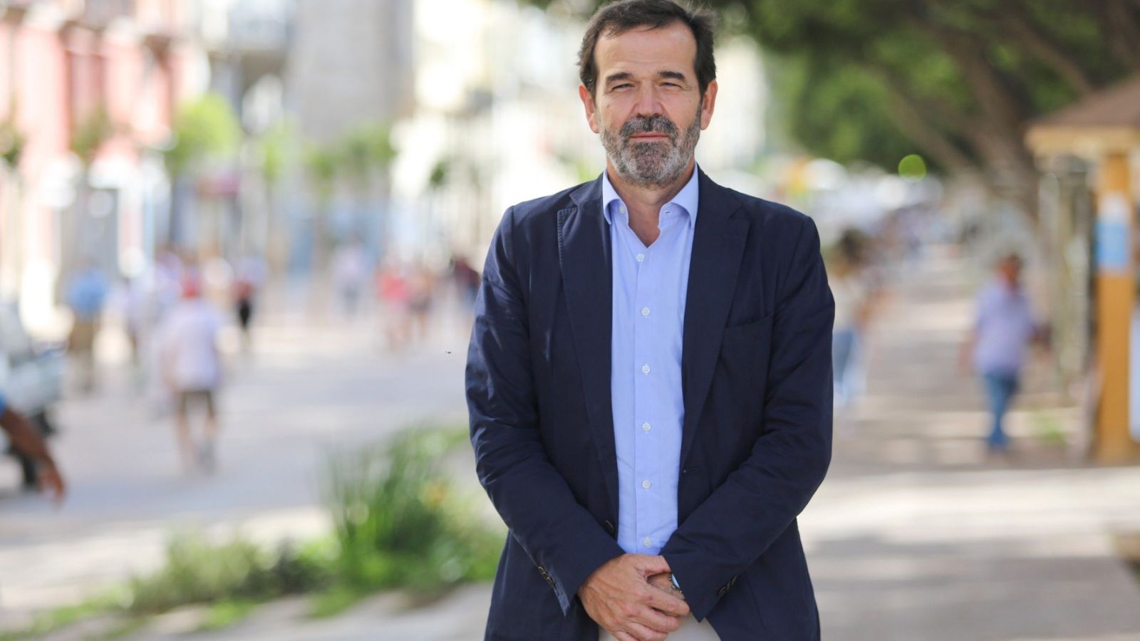 Juan Fernández-Aceytuno posa para esta entrevista en Málaga.