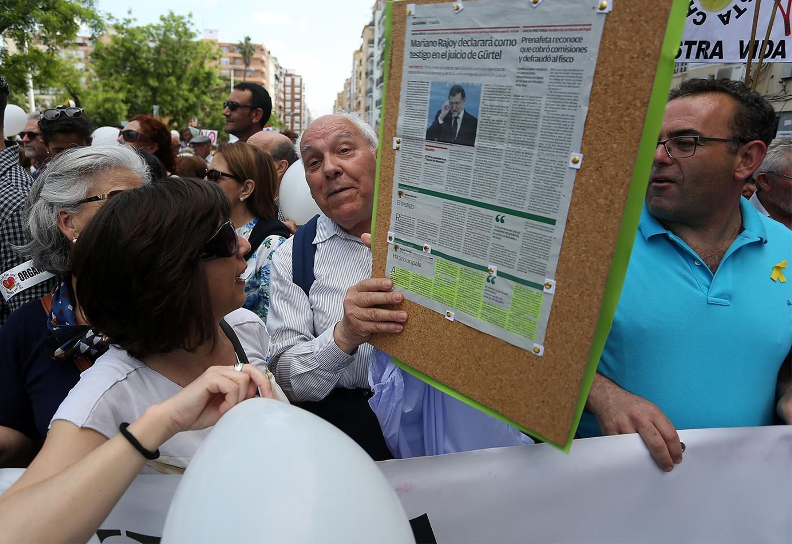 Las Imágenes de la Manifestación por una Sanidad Digna