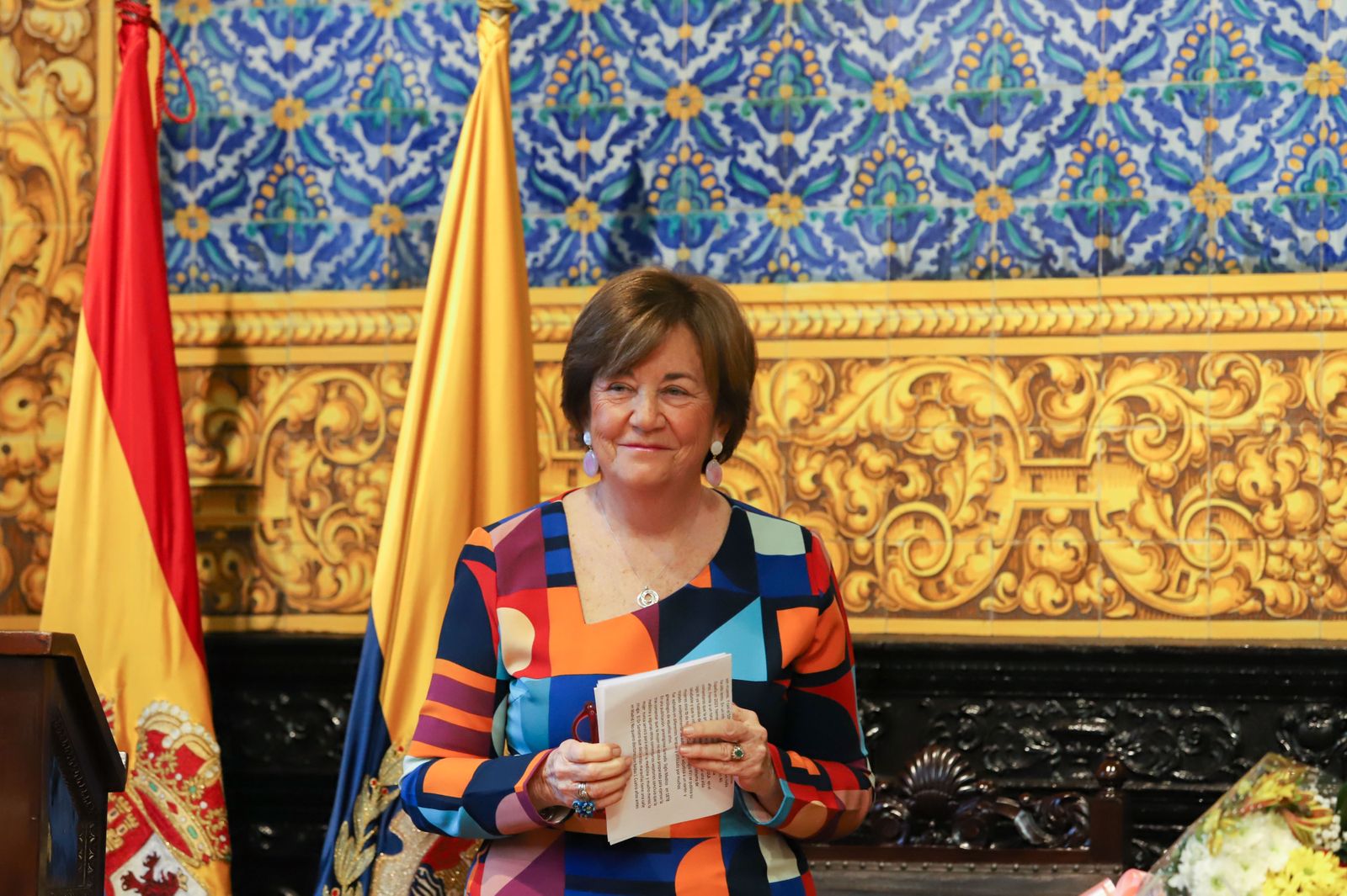 Imágenes del homenaje a Concepción Villaescusa y Cristina Orozco en Algeciras por el 8-M