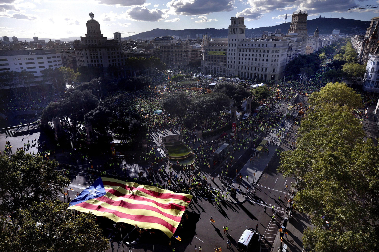 La manifestación independentista de la Diada, en imágenes