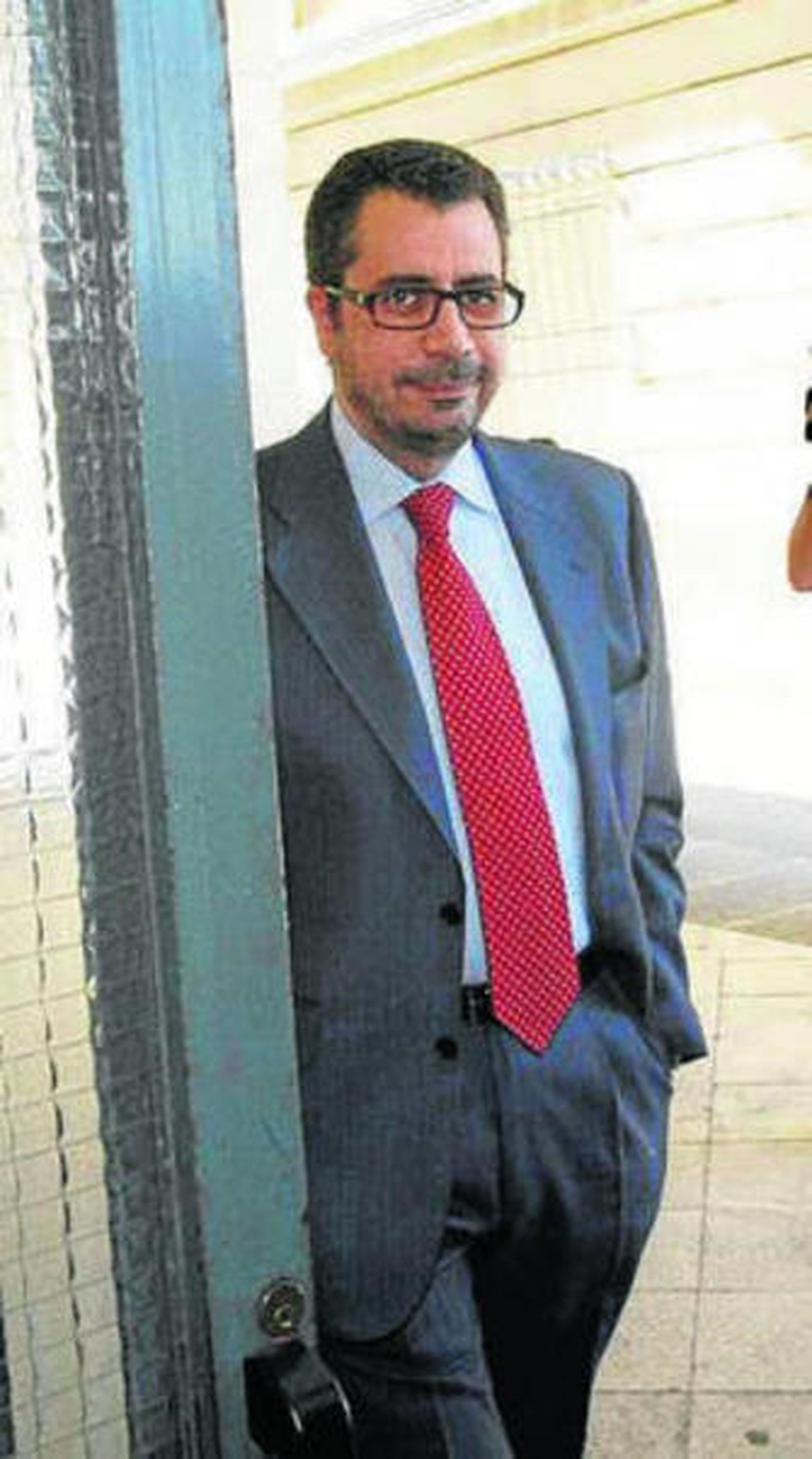 José Enrique Rosendo, en el juzgado.