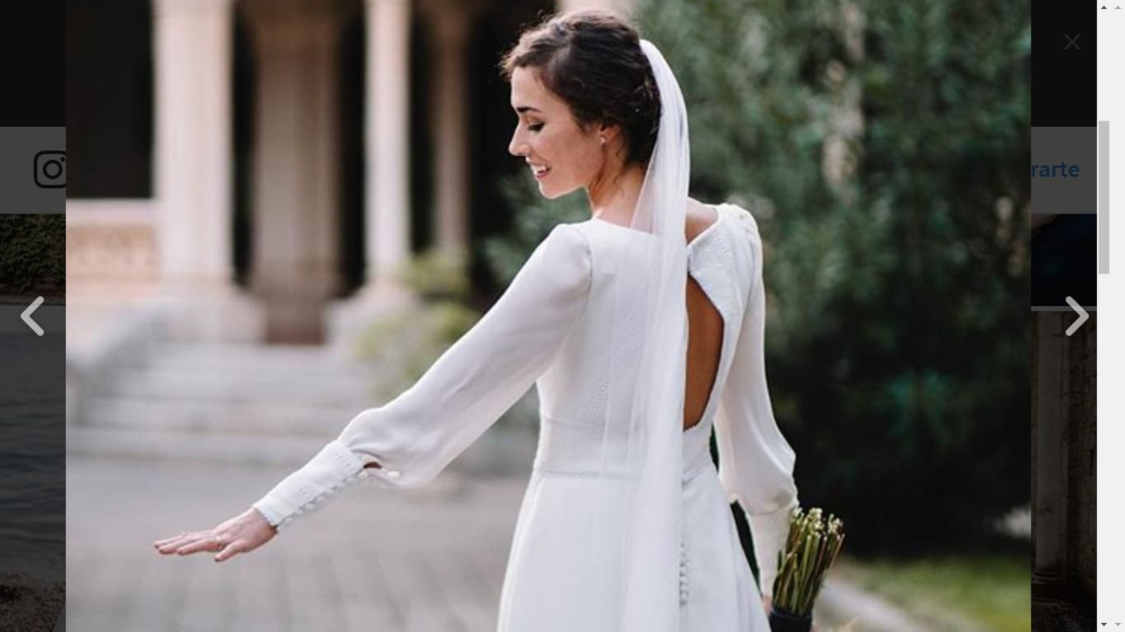 Las mangas largas, la espalda descubierta y el escote barco son tendencia en las novias.