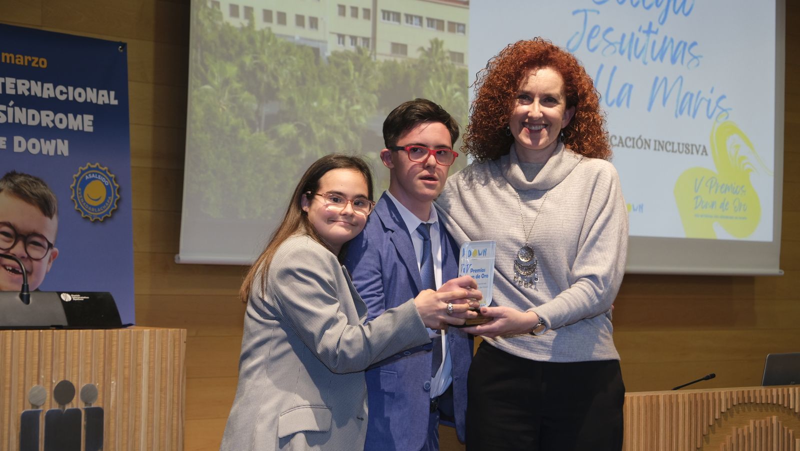 Imágenes de la entrega de los Down de Oro de Almería