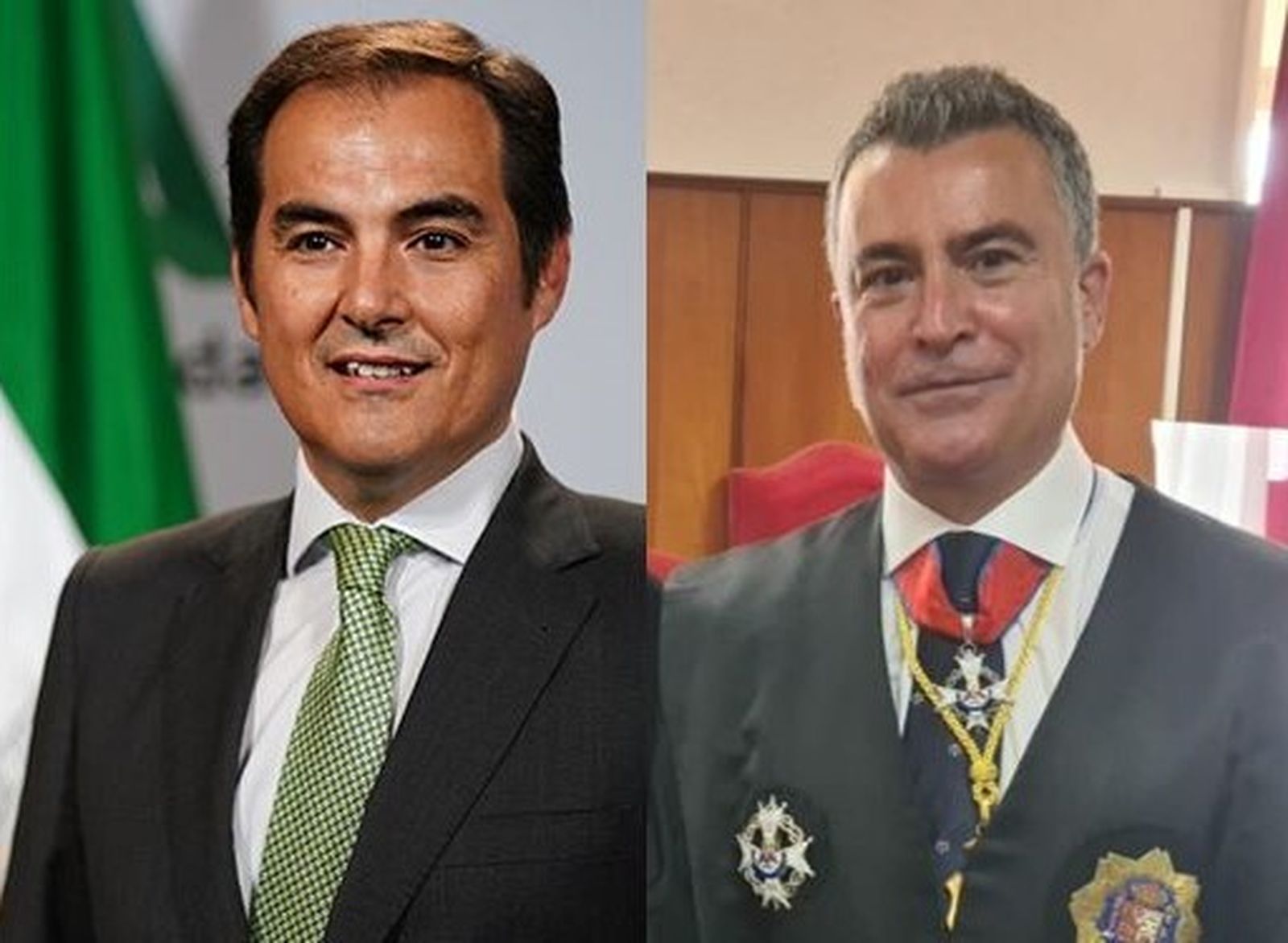 José Antonio Nieto y Ángel Núñez, Colegiados Eméritos del Colegio de Graduados Sociales.