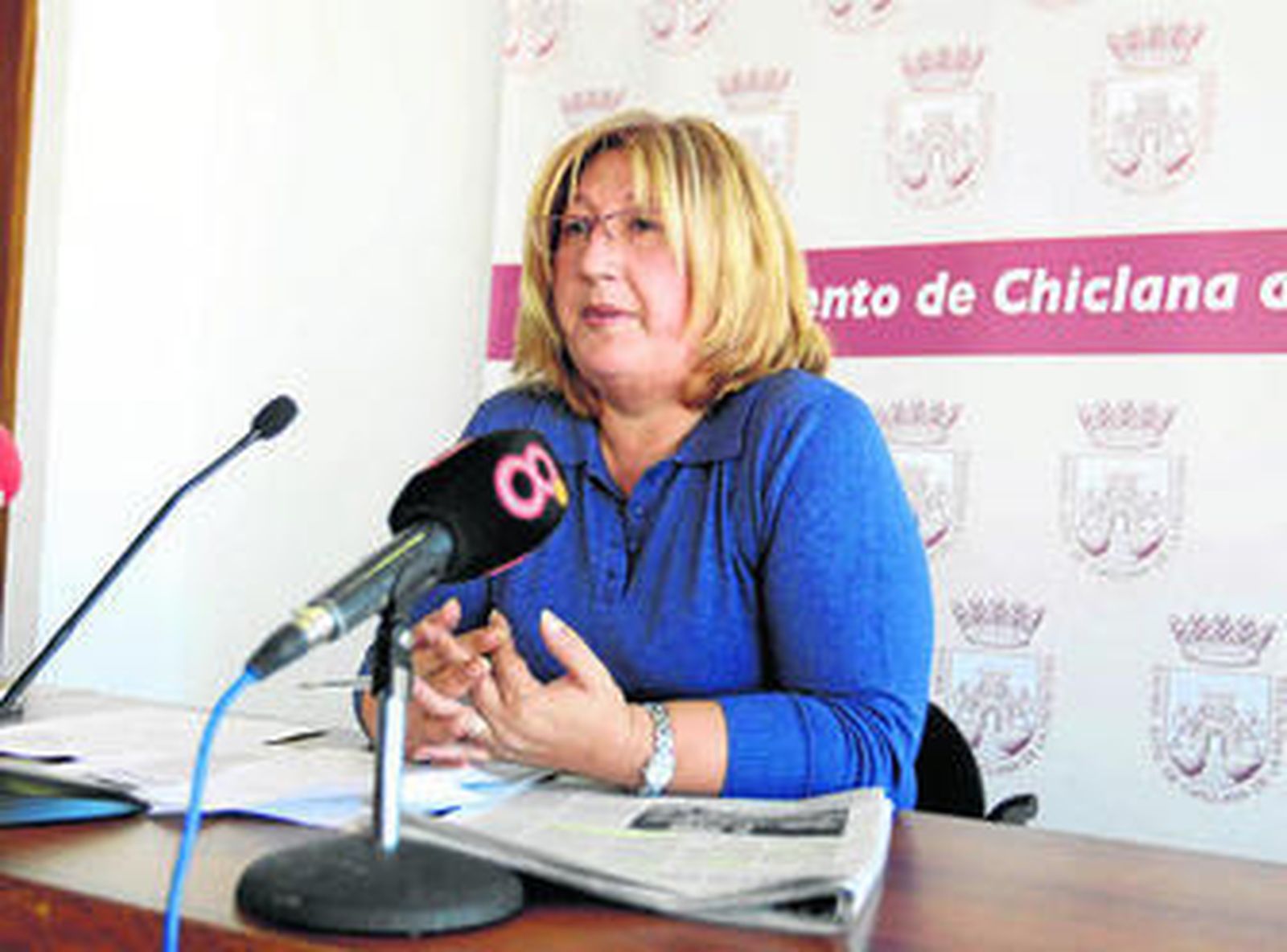 Marisol Ayala, responsable municipal de Urbanismo, ayer en la sala de prensa del Consistorio