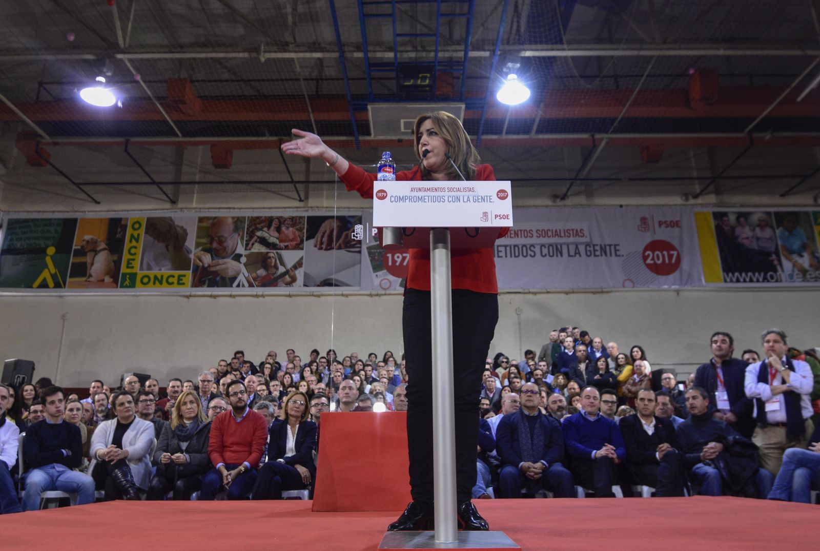 El acto de Susana Díaz con los alcaldes socialistas en Madrid
