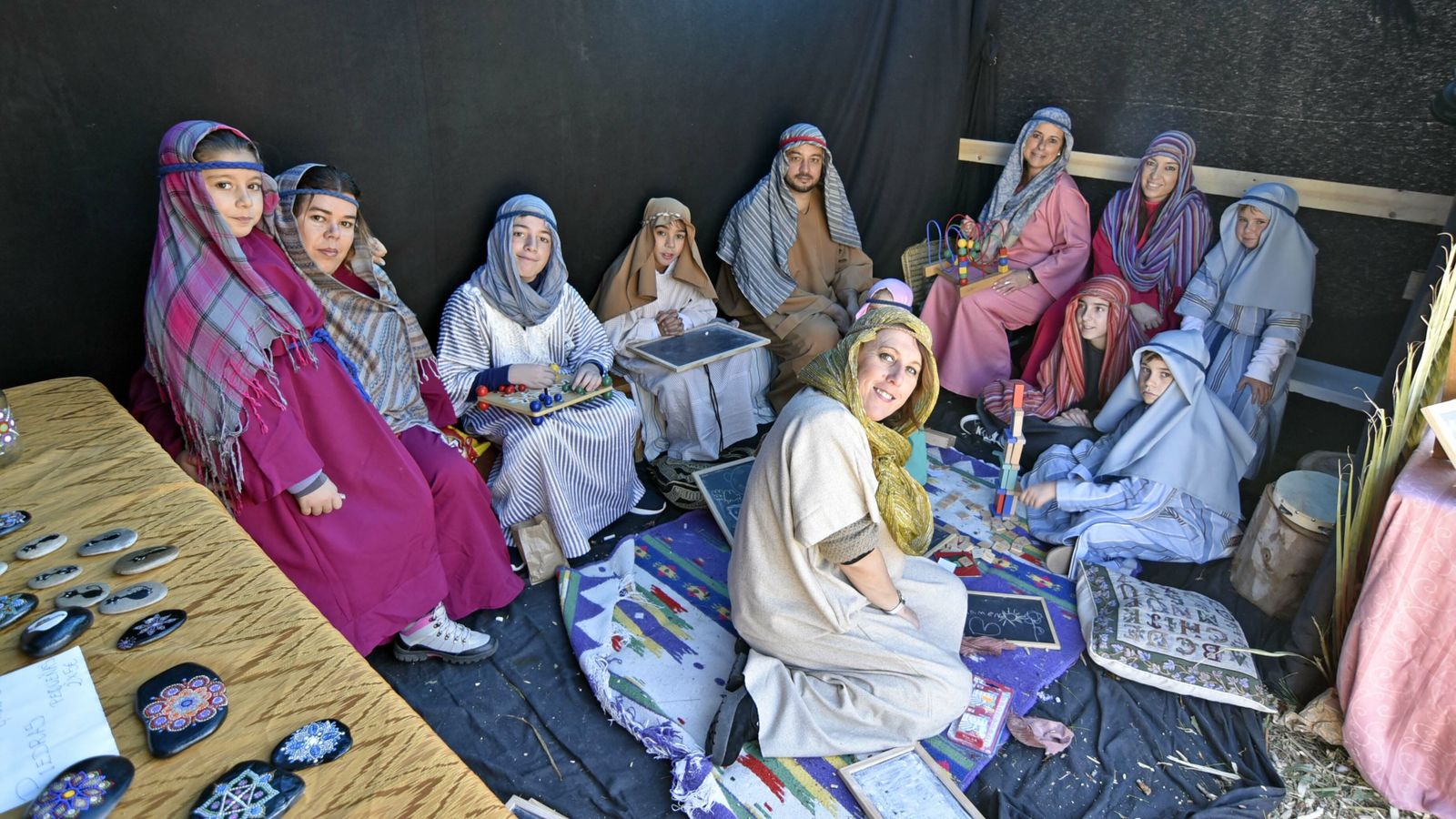 El belén viviente de San Roque, en 2019.