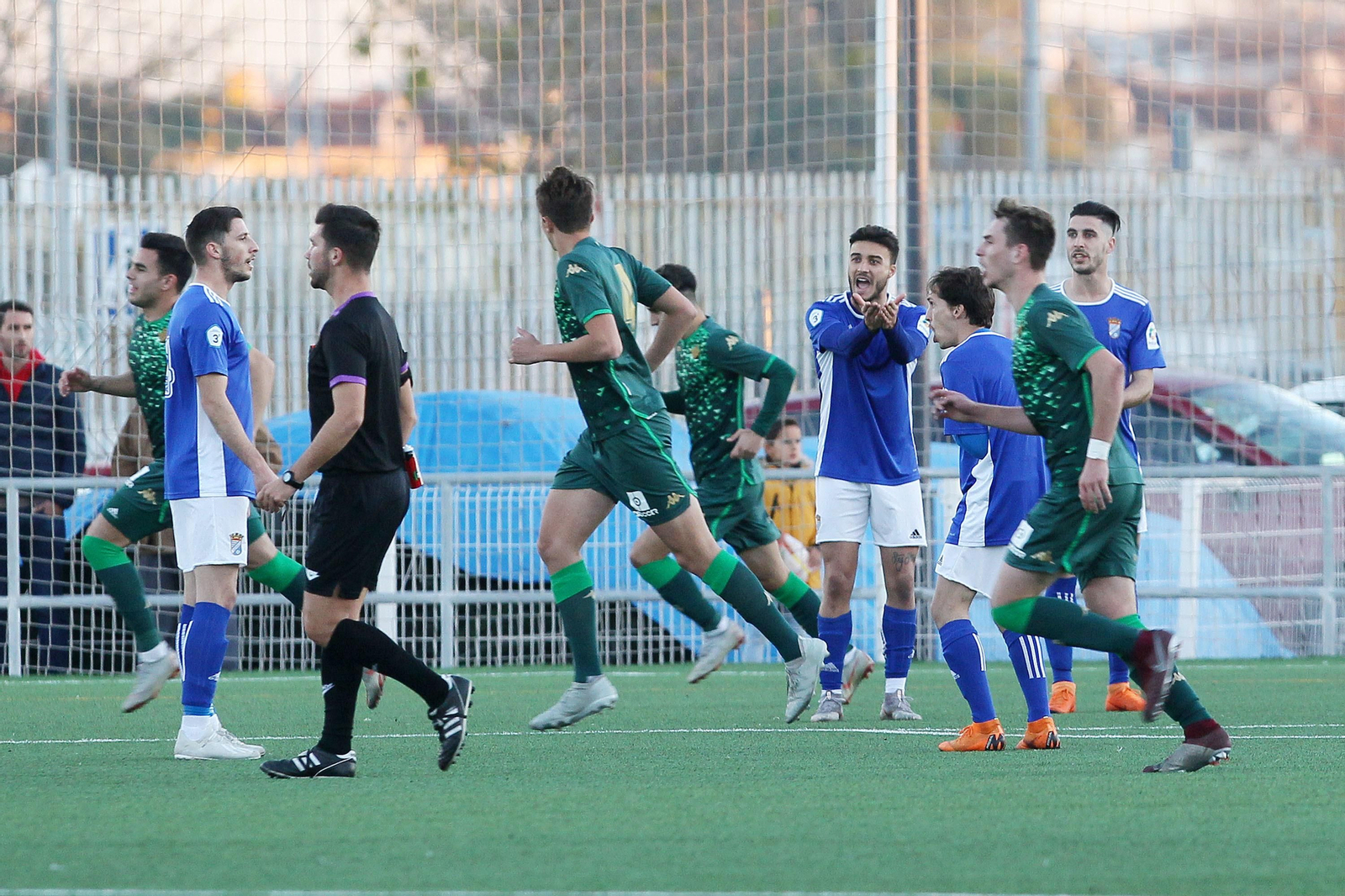 Partido entre Xerez CD y Betis Deportivo en Complejo Deportivo La Granja