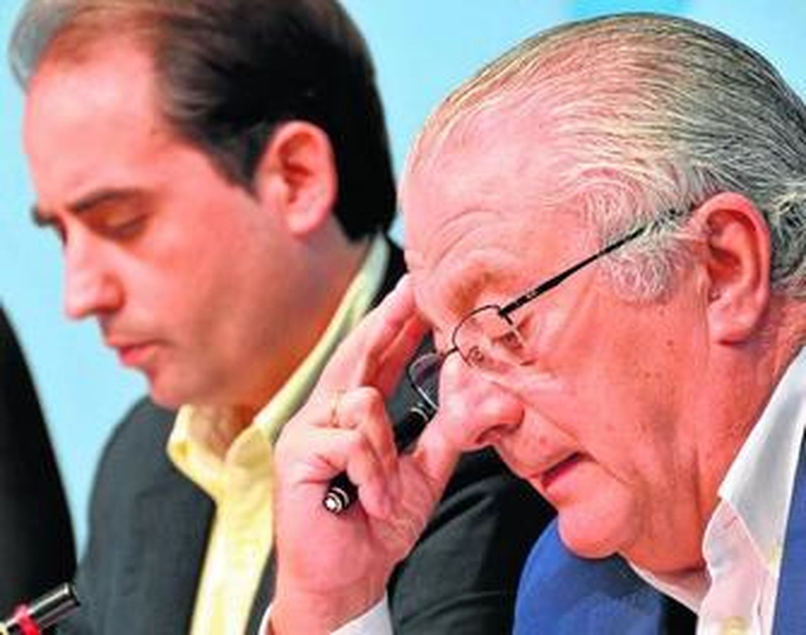 Antonio Saldaña y Enrique Espinosa, en una imagen tomada en septiembre.