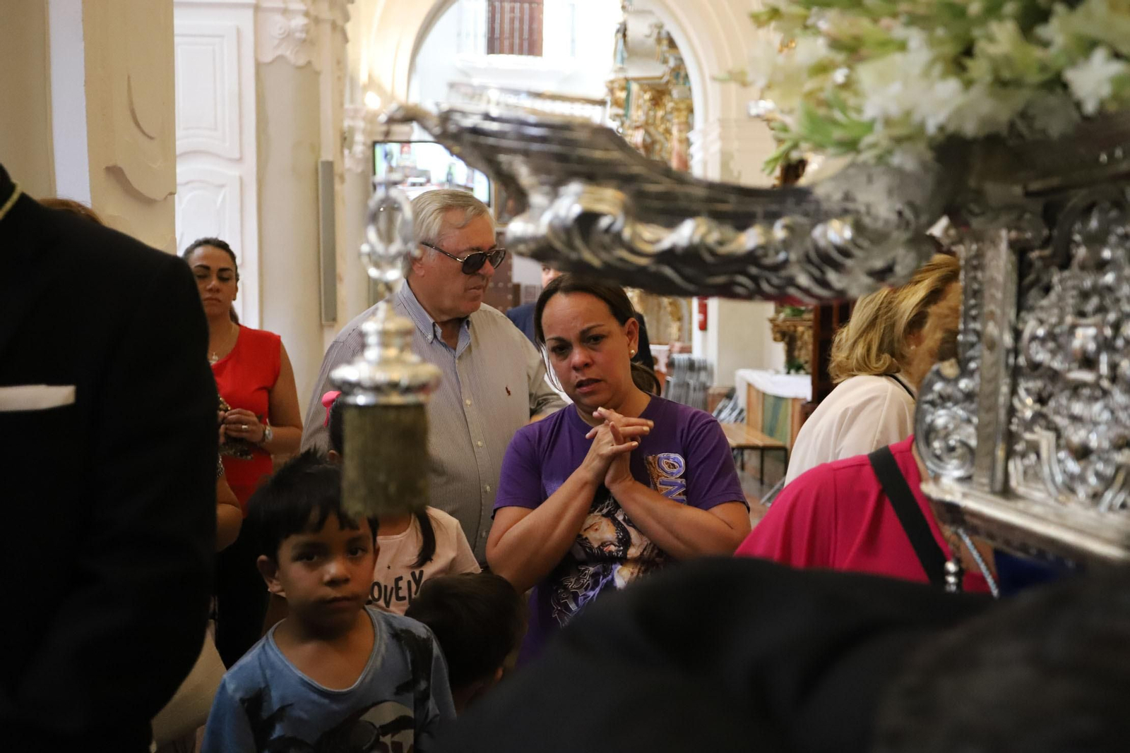 Traslado popular de la Virgen de la Cinta a su Santuario