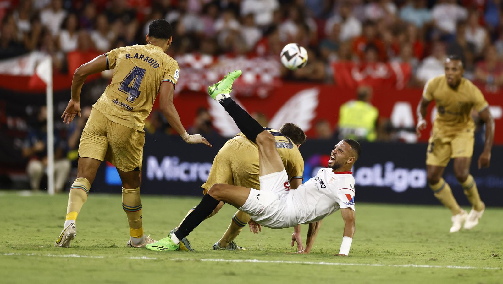 Las imágenes del Sevilla-Barcelona