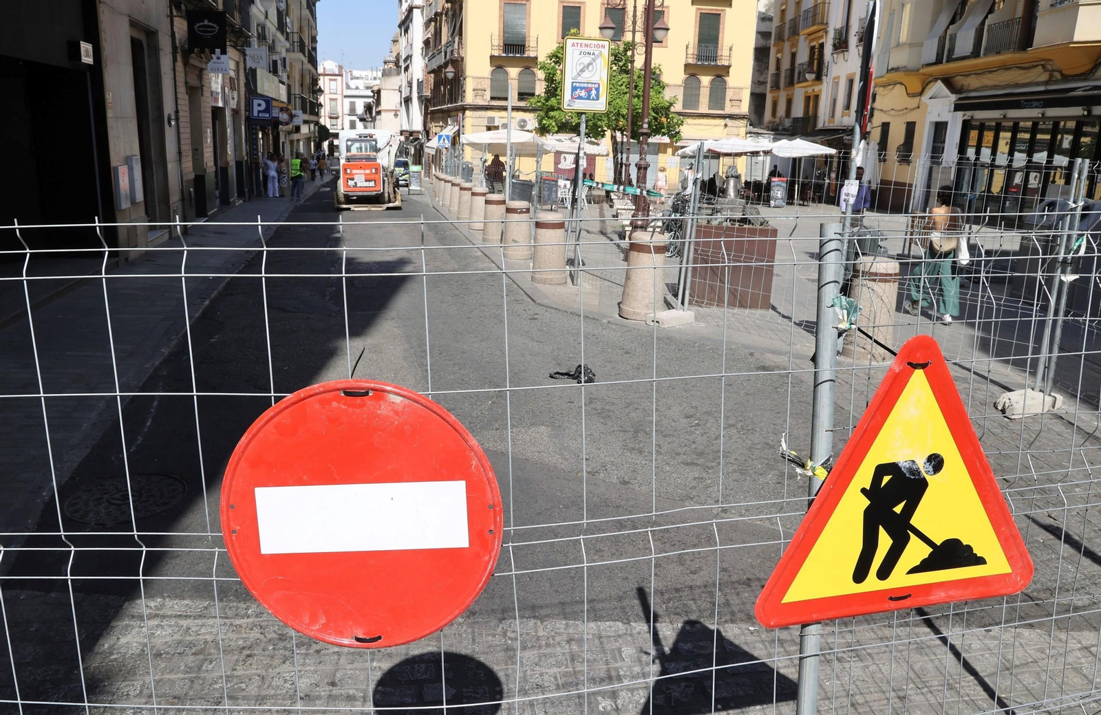 Comienzan las obras en la Cuesta del Rosario