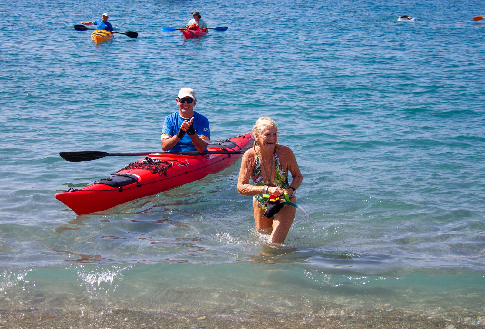 Así ha sido la XXI Travesía a Nado de la Bahía de La Herradura