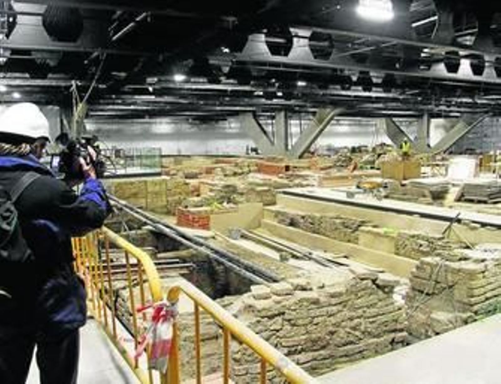 Una imagen del estado del Antiquarium el pasado mes de febrero.