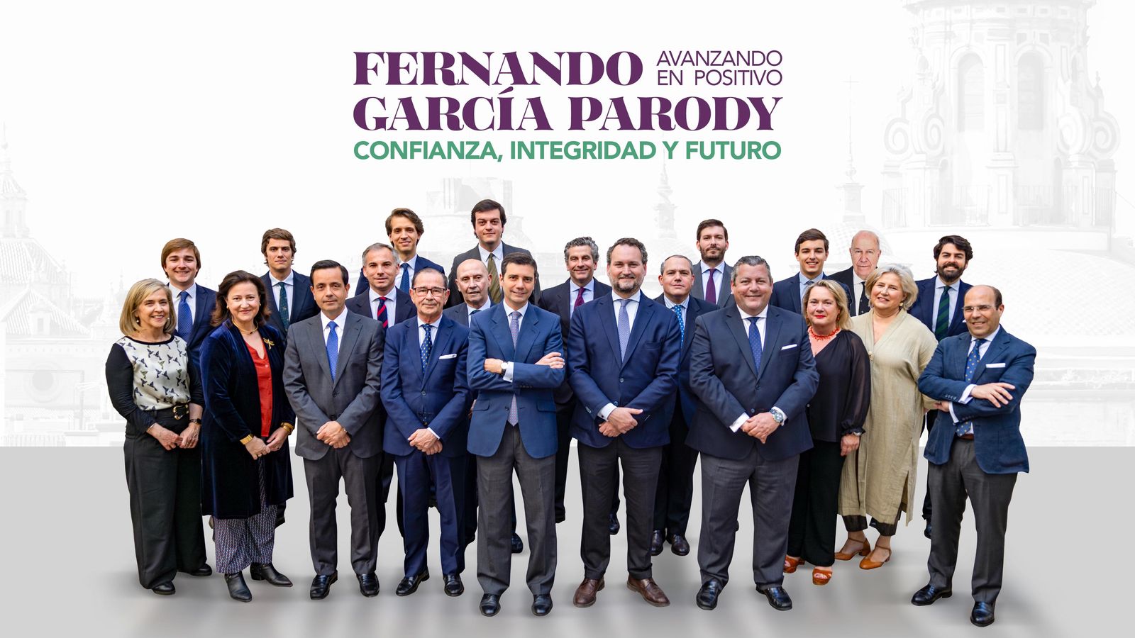 Candidatura completa de García Parody