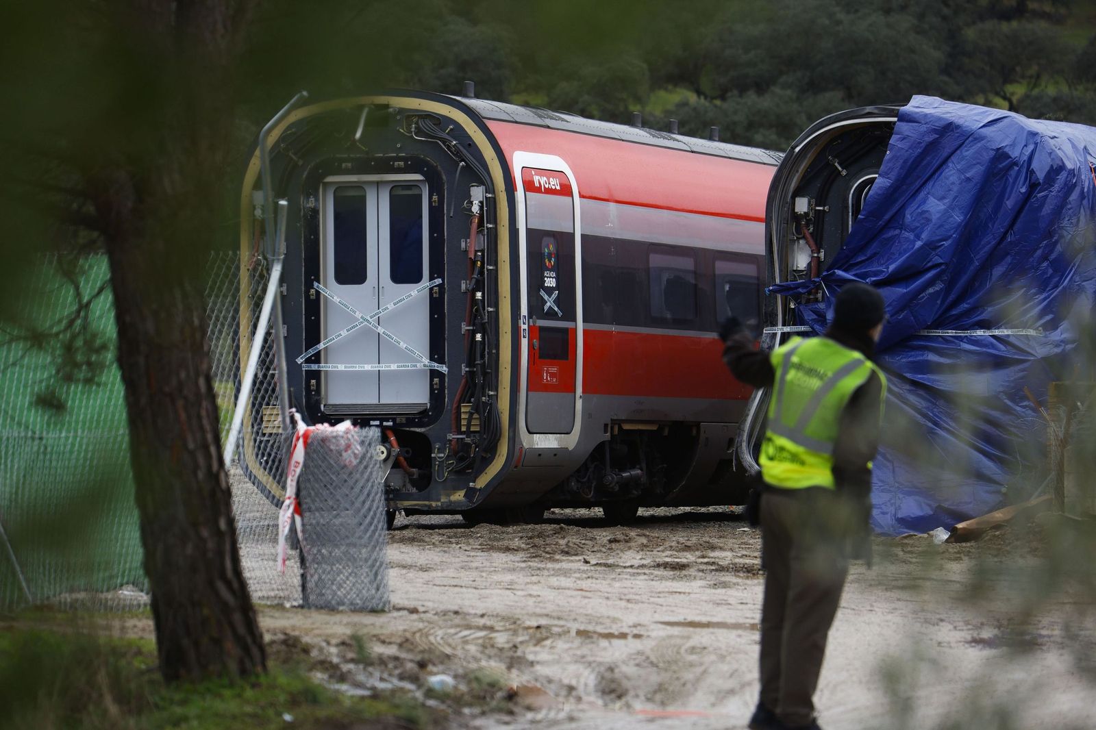 Trenes de Iryo accidentados en Adamuz.