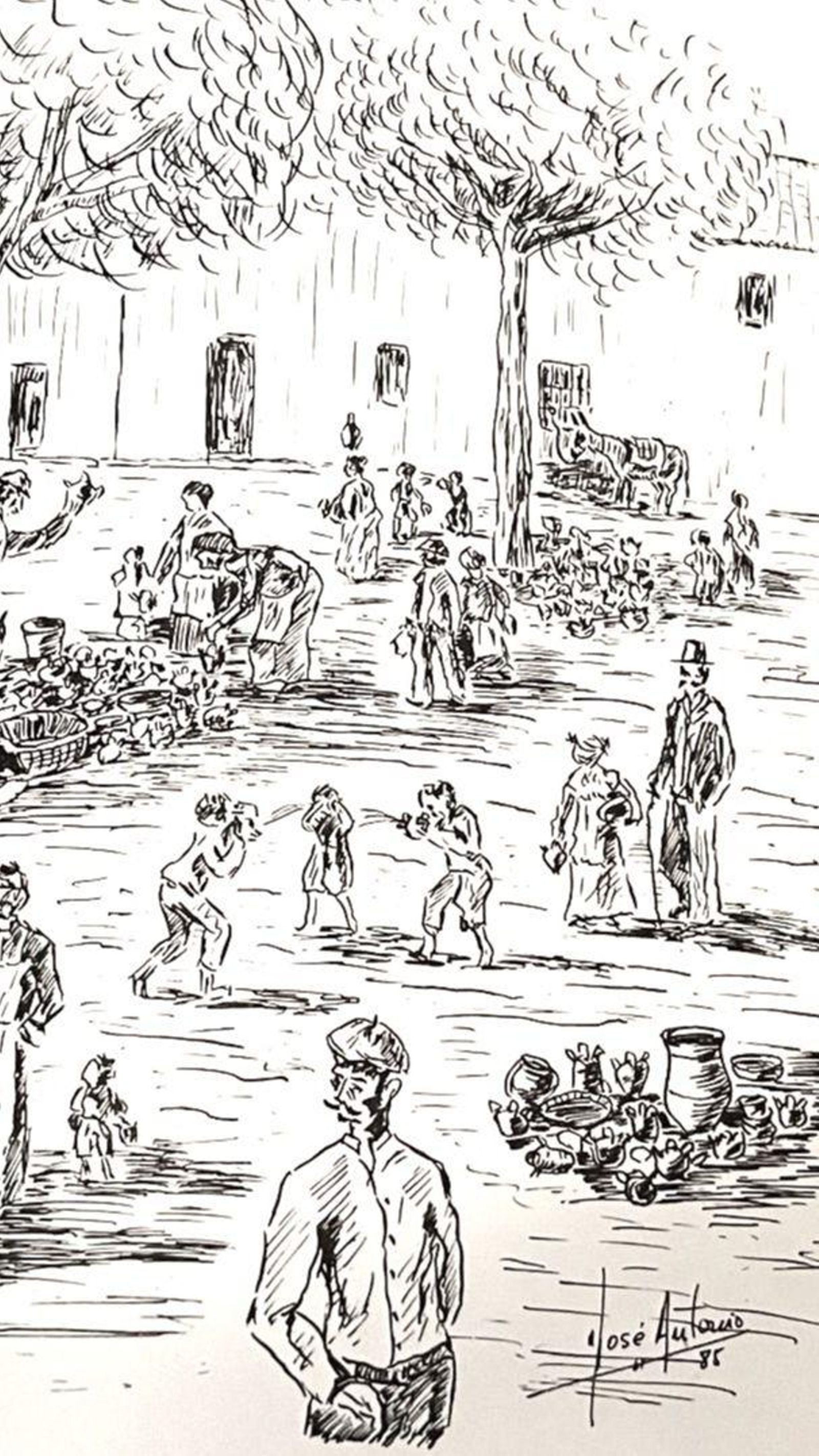 Los Jarritos según el artista José Antonio Ortega.