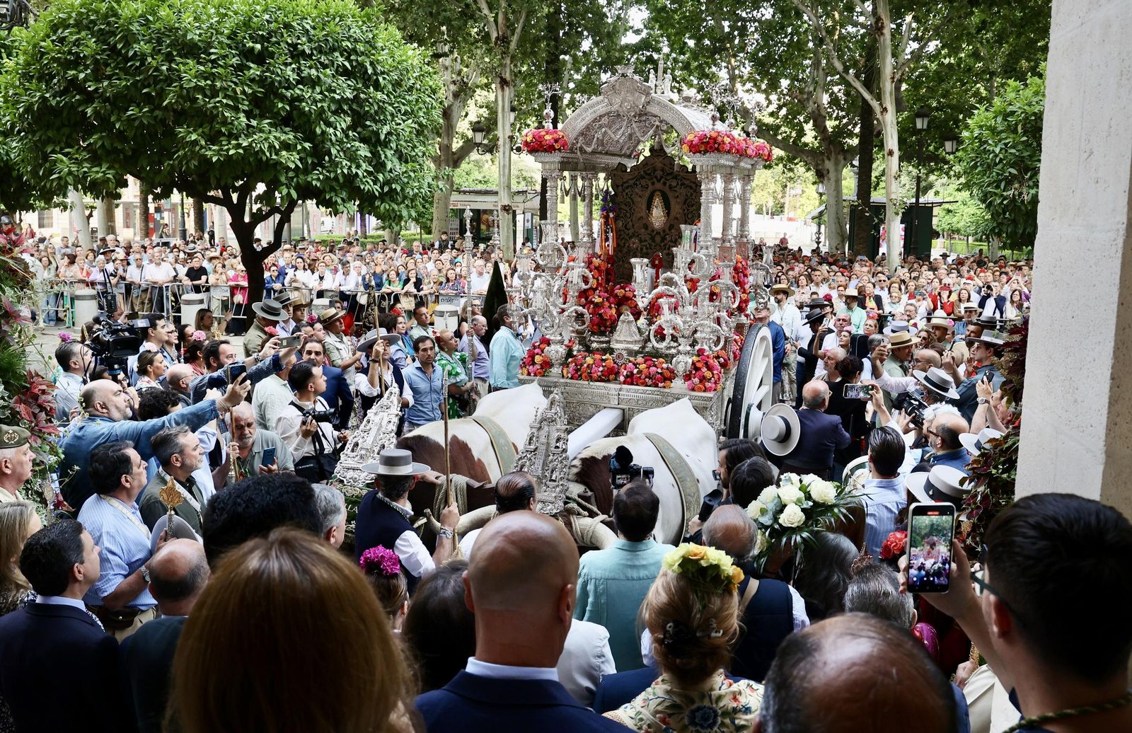 Las mejores fotos de la salida de la Hermandad de Sevilla hacia el Rocío