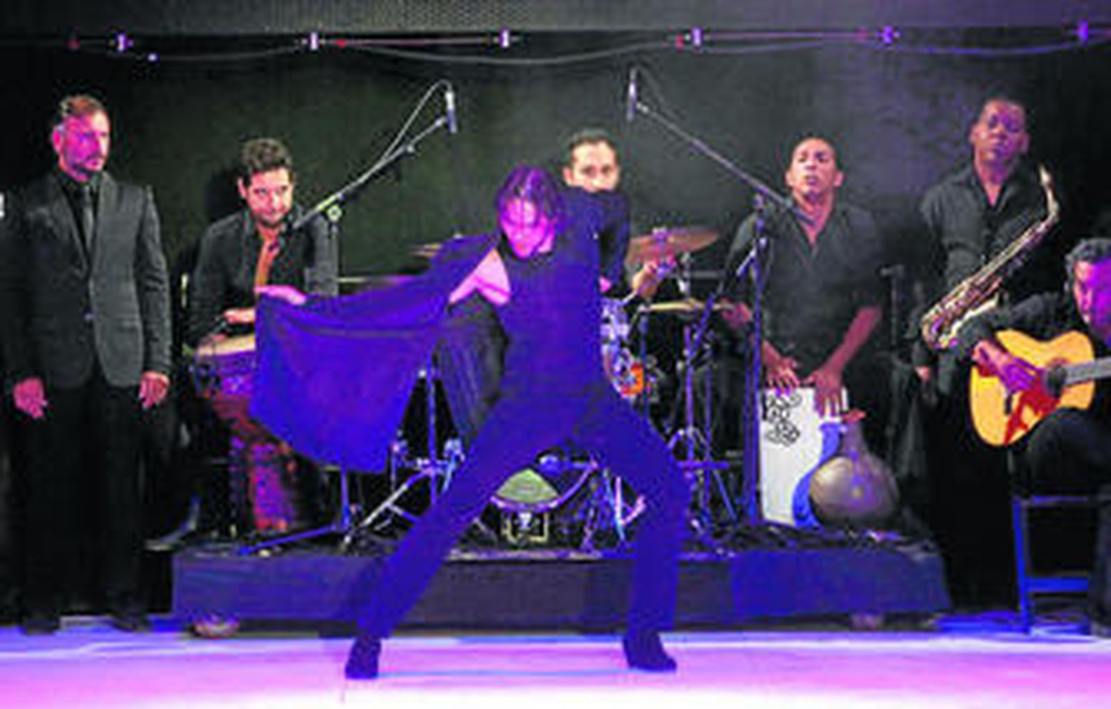 Joaquín Cortés, el pasado jueves en la Axerquía.