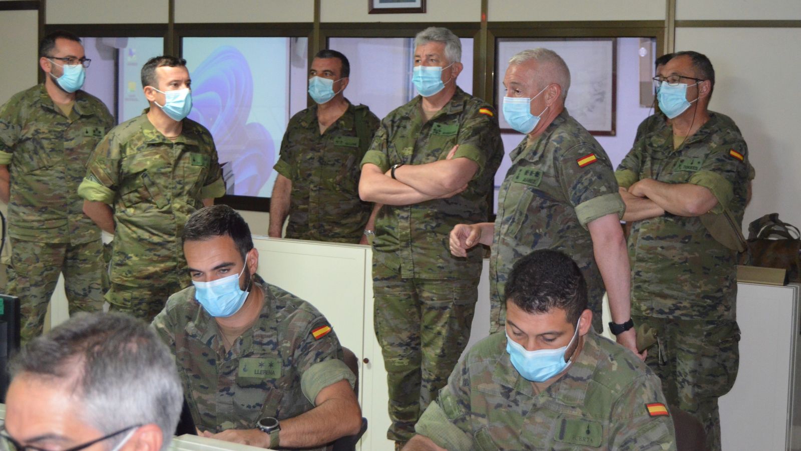 Prácticas de tiro de los alumnos de la Academia de Artillería de Segovia, que incluyeron también sesiones teóricas.