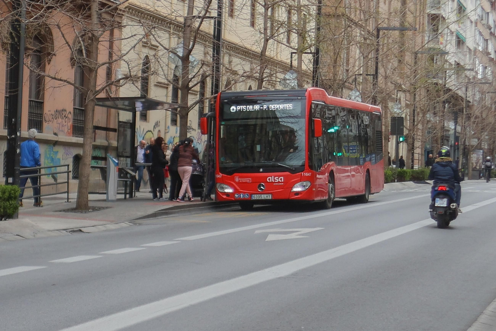 Autobús de Granada.