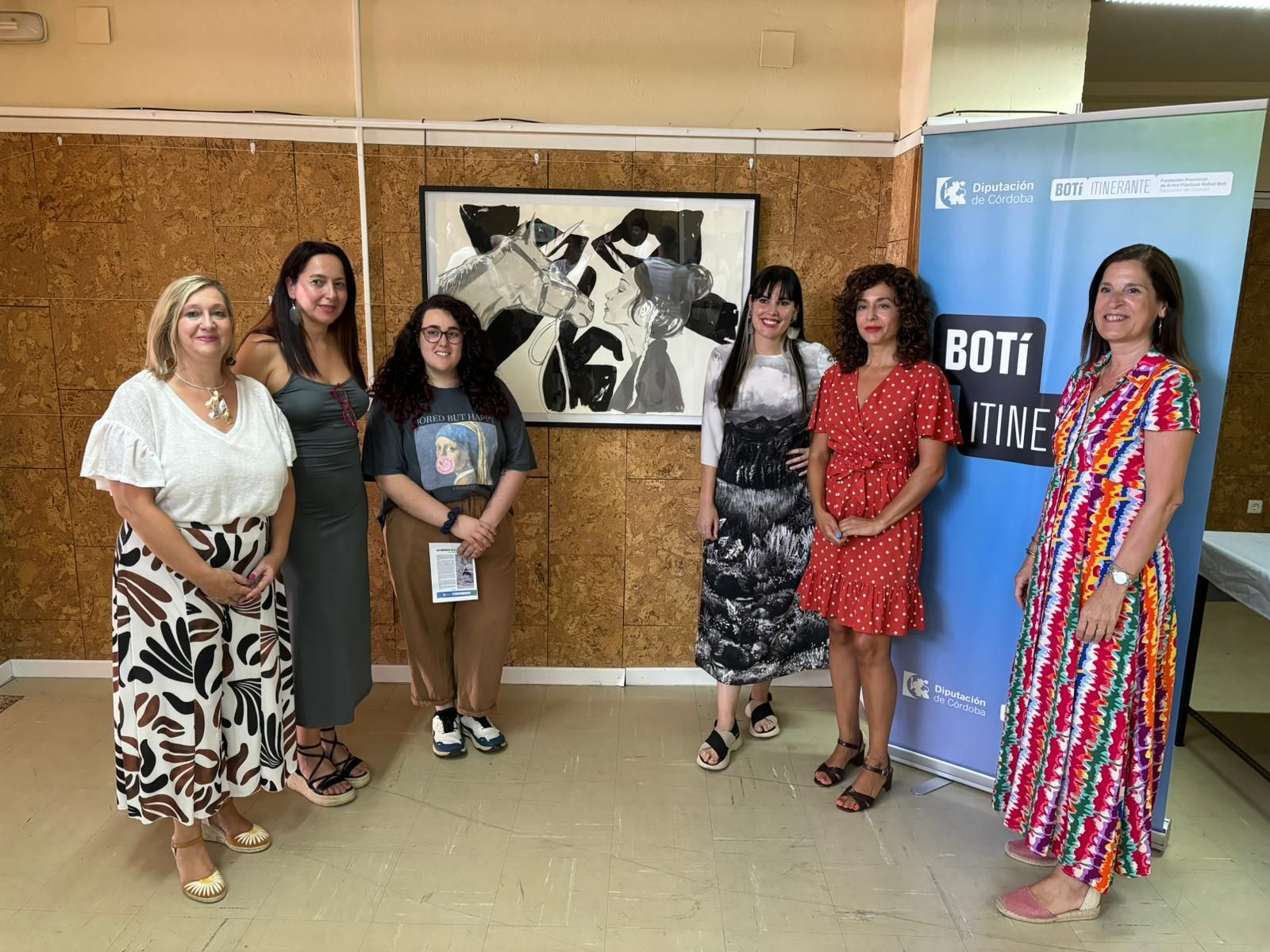 Inauguración de  'Los habitantes de la salsa barbacoa', de Clara Gómez Campos, en Villaviciosa de Córdoba.